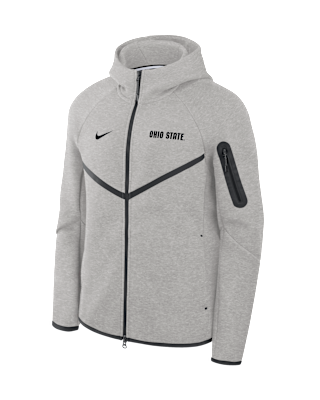 Ohio State Tech Fleece Men's Nike College Full-Zip Hooded Jacket